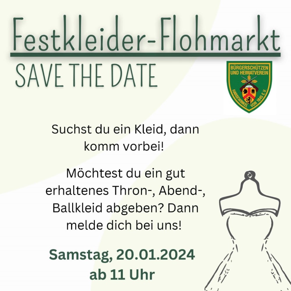 SAVE THE DRESS Festkleider Flohmarkt Mein Spoggsken Markt